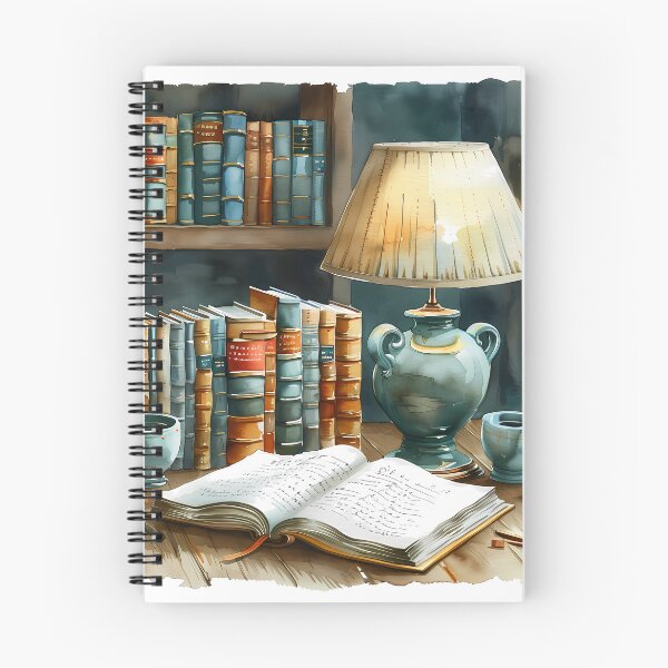 Item preview, The Scholar's Sanctuary - Dark Academia Watercolor Library designed and sold by VineVibe16Studio.
