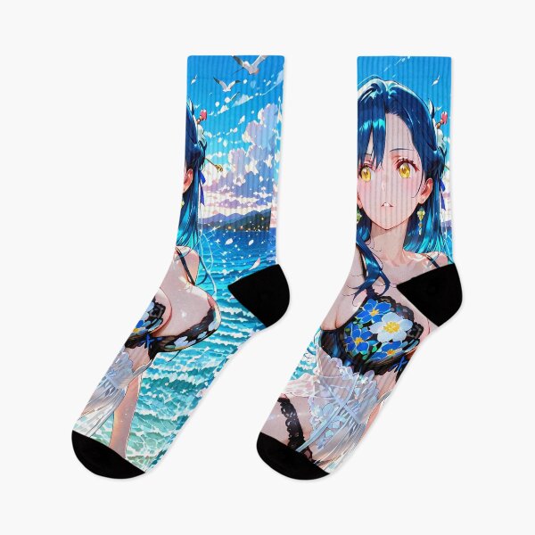 Item preview, Myne Ascendance of a Bookworm Summer Sea Blue Portrait designed and sold by Tokyonomad.
