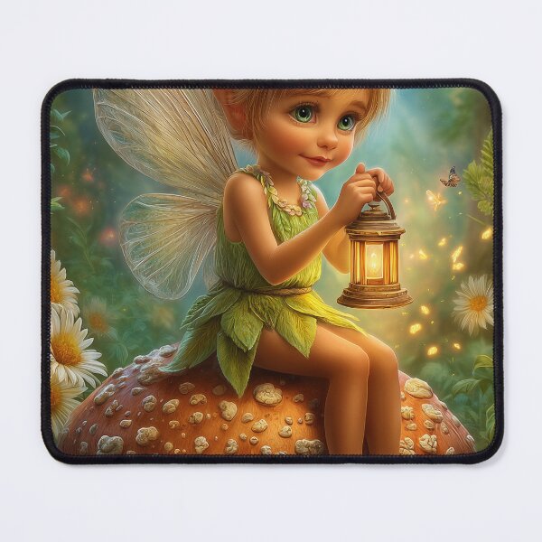 Item preview, The Lantern Fairy of Mushroom Hollow designed and sold by MyMagicalPlace.