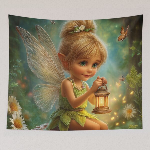 Item preview, The Lantern Fairy of Mushroom Hollow designed and sold by MyMagicalPlace.