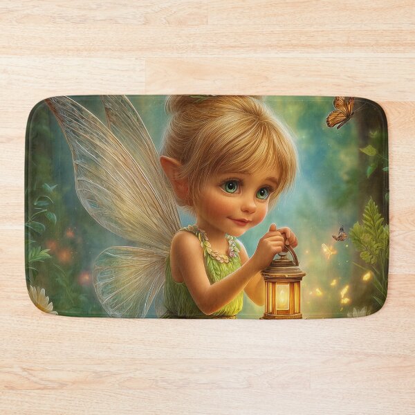 Item preview, The Lantern Fairy of Mushroom Hollow designed and sold by MyMagicalPlace.