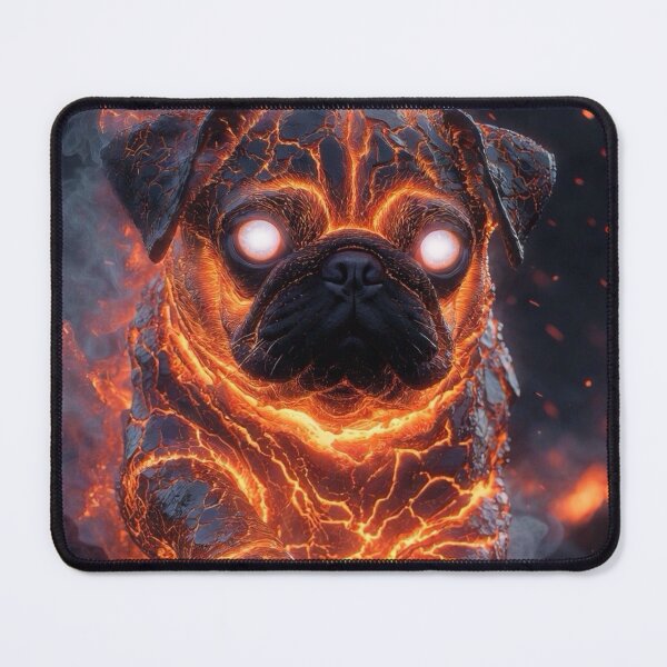 Item preview, Lava Magma Pug | Glowing Inferno Dog designed and sold by Joammiyon.