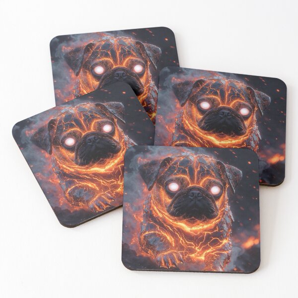 Item preview, Lava Magma Pug | Glowing Inferno Dog designed and sold by Joammiyon.