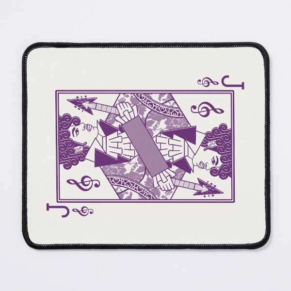 Item preview, 80s Funk Rock Jack Playing Card Art (Purple Monochrome) designed and sold by LizuliArt.