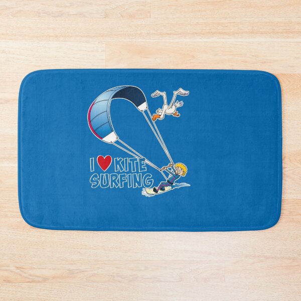 Item preview, I love kitesurfing - cartoon style illustration  designed and sold by Stef Ringoot, cartoons and illustrations.