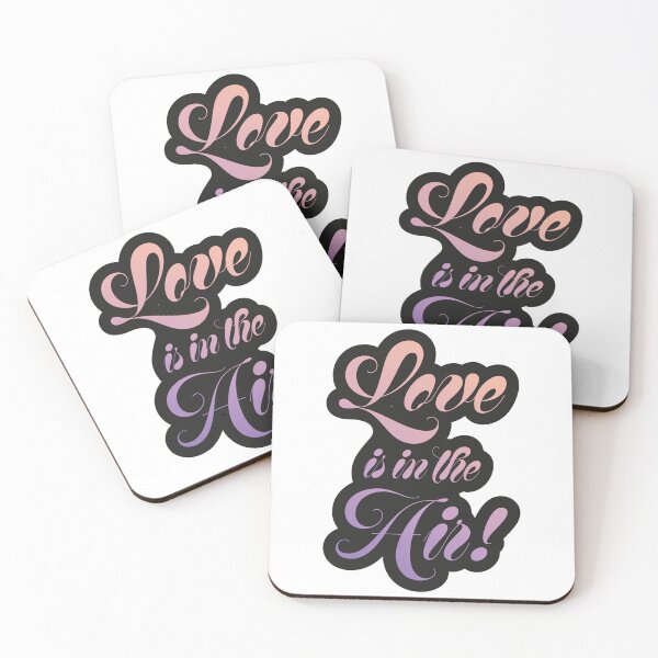 Item preview, Love is in the Air -  Aesthetic Vibrant Gradient Typography designed and sold by ARTmast777.
