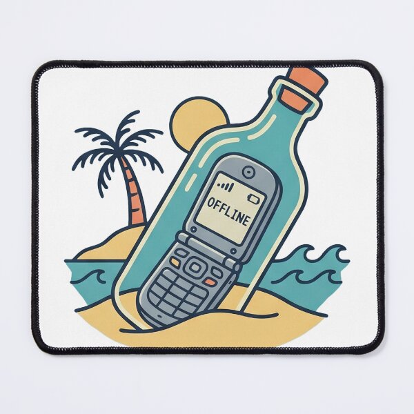 Item preview, Offline Message in a Bottle Beach designed and sold by journeyengine.