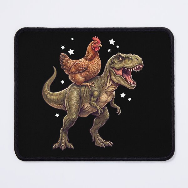 Item preview, Funny Chicken Riding T Rex Dinosaur Animal Lover designed and sold by TerryConnells.