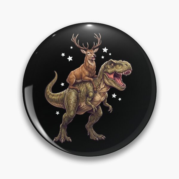 Item preview, Funny Deer Riding T Rex Dinosaur Animal Lover designed and sold by TerryConnells.