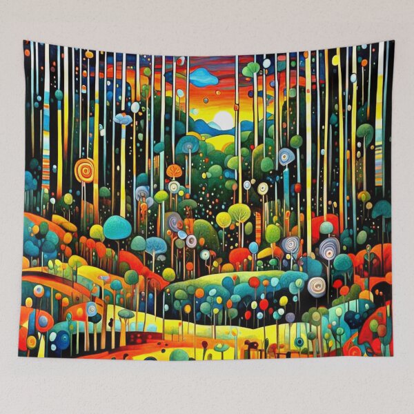 Item preview, Fantasy Forest at Sunset designed and sold by George Hutton Hunter.