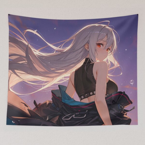 Item preview, Prelude Brave Skadi Arknights Sunset Ocean Warrior Spirit designed and sold by Tokyonomad.