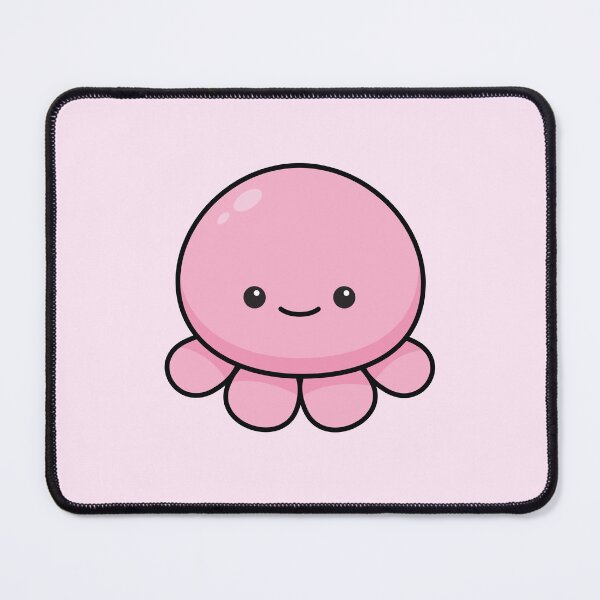 Item preview, Kawaii Pink Octopus designed and sold by RegiCheese Cute Art.