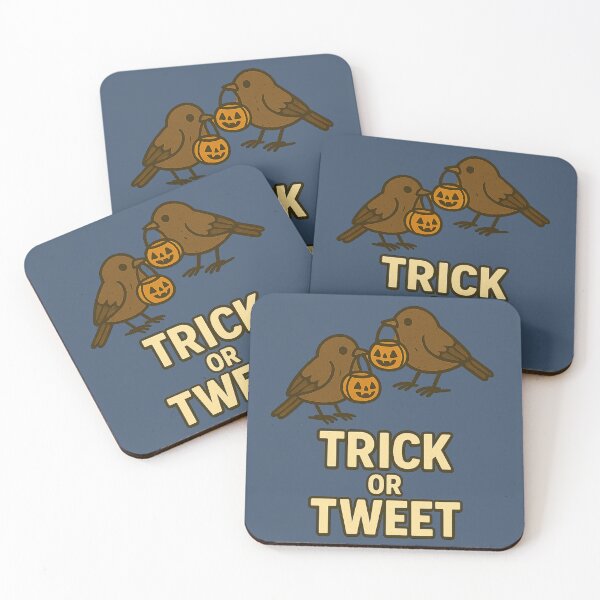 Item preview, Trick or Tweet: Halloween Birds with Candy Buckets designed and sold by ChirpInc.