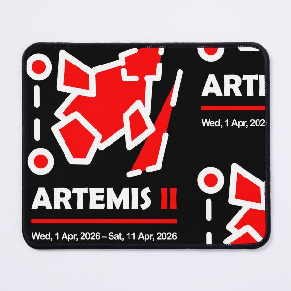 Item preview, Artemis II Tribute Vector Art with Geometric Precision & Strokes designed and sold by The Nomadic Designs.