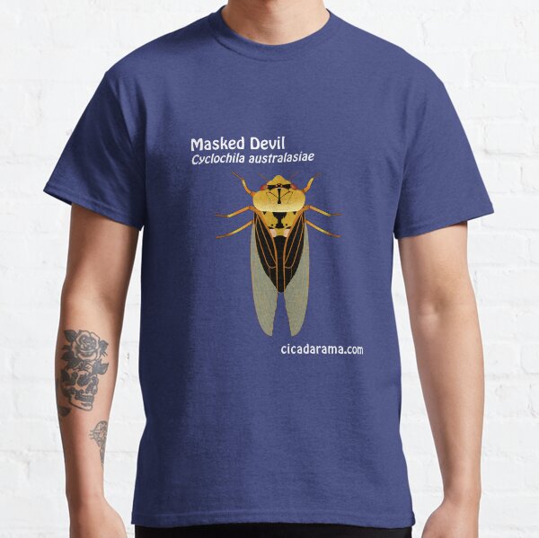 Masked Devil cicada (Cyclochila australasiae) - dark colour shirts Classic T-Shirt