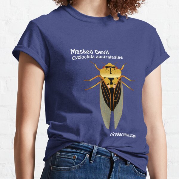 Masked Devil cicada (Cyclochila australasiae) - dark colour shirts Classic T-Shirt