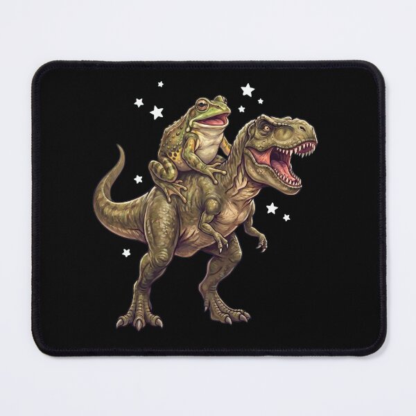 Item preview, Funny Frog Riding T Rex Dinosaur Animal Lover designed and sold by TerryConnells.