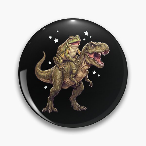 Item preview, Funny Frog Riding T Rex Dinosaur Animal Lover designed and sold by TerryConnells.