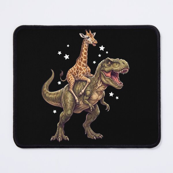 Item preview, Funny Giraffe Riding T Rex Dinosaur Animal Lover designed and sold by TerryConnells.