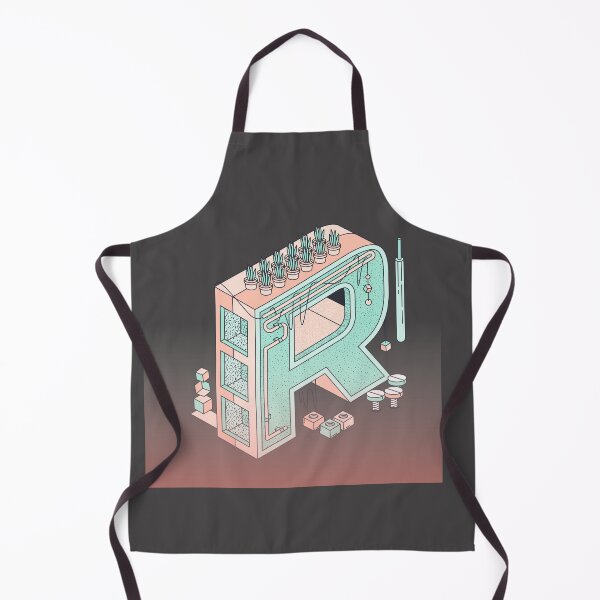 Item preview, Isometric Letter R - Modern Creative Laboratory Design designed and sold by Soluna Studio.