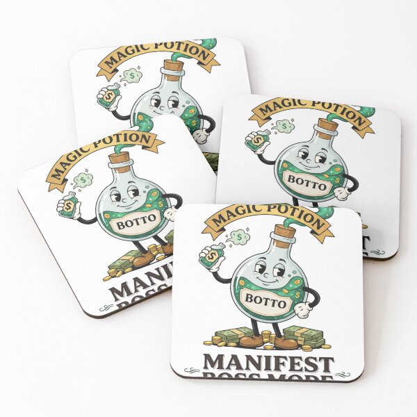 Item preview, Botto - Manifest Boss Mode Retro Cartoon designed and sold by JVDesignsShop.