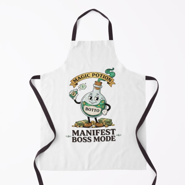 Item preview, Botto - Manifest Boss Mode Retro Cartoon designed and sold by JVDesignsShop.