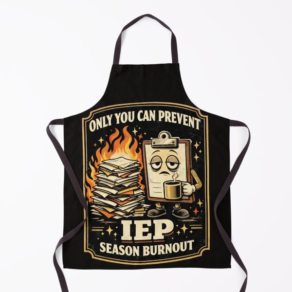 Item preview, Only You Can Prevent IEP Season Burnout T-Shirt, Special Education Teacher Gift, SPED Teacher Humor Graphic Tee designed and sold by Maravillio.