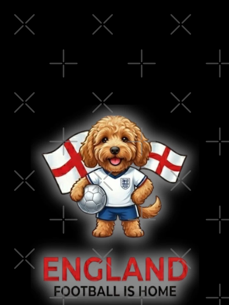 Thumbnail 4 of 4, iPhone Case, England Cockapoo Football is Home designed and sold by RNTStudio.
