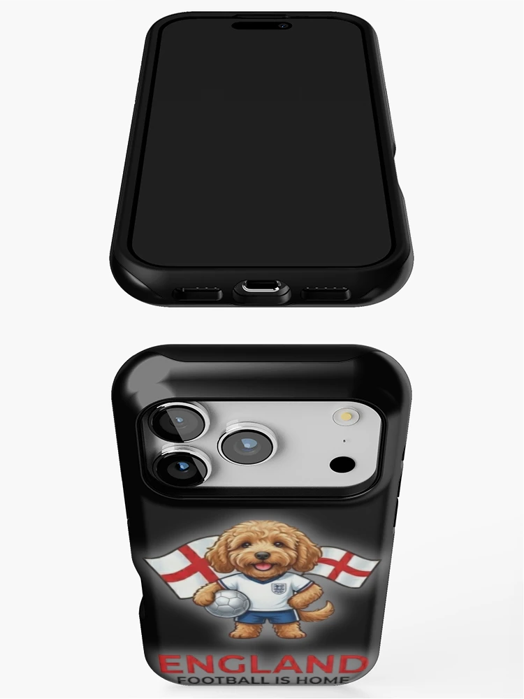 Thumbnail 3 of 4, iPhone Case, England Cockapoo Football is Home designed and sold by RNTStudio.
