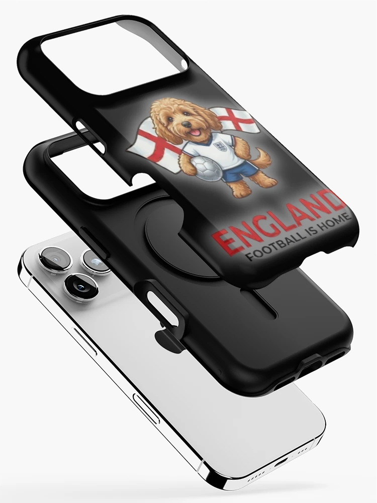 Thumbnail 2 of 4, iPhone Case, England Cockapoo Football is Home designed and sold by RNTStudio.