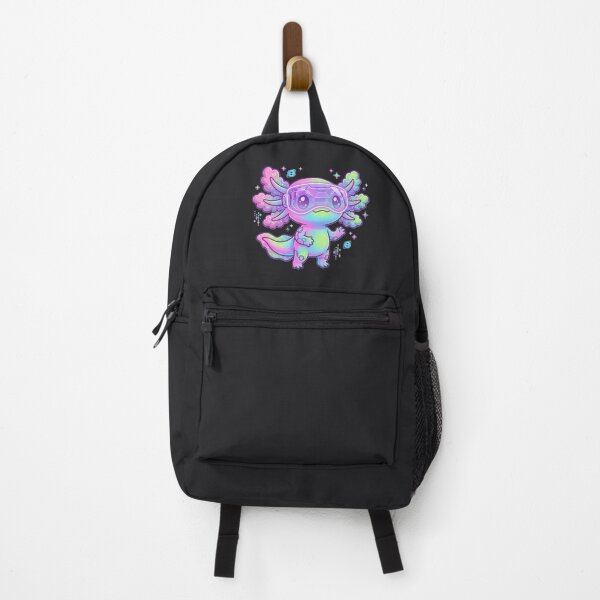 Item preview, Kawaii Cyberpunk Axolotl – Futuristic Holographic Gamer Art designed and sold by RADesignHub.