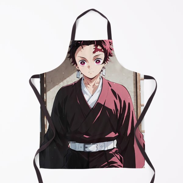 Item preview, Tanjiro Kamado Demon Slayer Calm Traditional Kimono Portrait designed and sold by Tokyonomad.