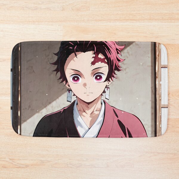 Item preview, Tanjiro Kamado Demon Slayer Calm Traditional Kimono Portrait designed and sold by Tokyonomad.