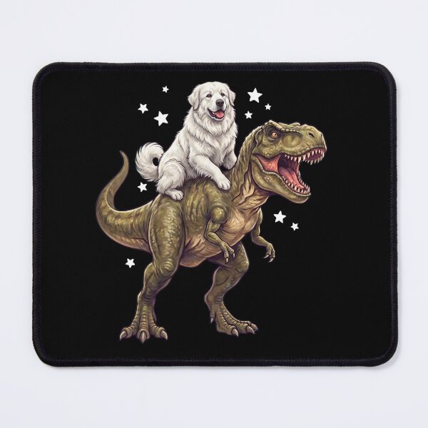 Item preview, Funny Great Pyrenees Riding T Rex Dinosaur Dog Lover designed and sold by TerryConnells.