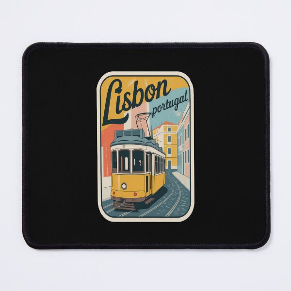 Item preview, Lisbon Portugal Retro Travel Sticker designed and sold by stickercuffs.