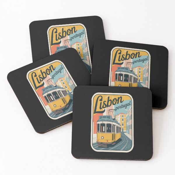 Item preview, Lisbon Portugal Retro Travel Sticker designed and sold by stickercuffs.