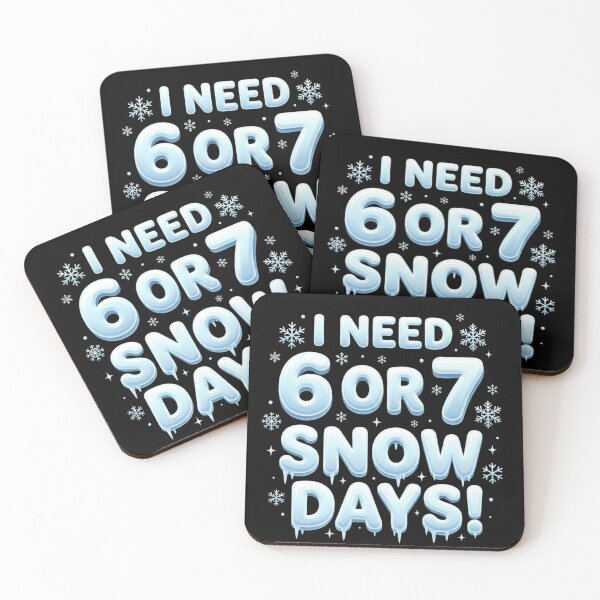 Item preview, I Need 6 or 7 Snow Days – Funny Teacher Winter designed and sold by THREE LITTLE BEANS.