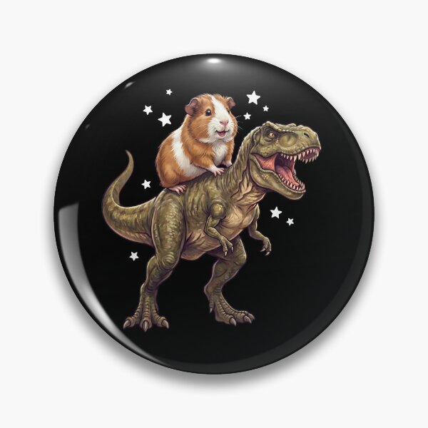 Item preview, Funny Guinea Pig Riding T Rex Dinosaur Animal Lover designed and sold by TerryConnells.