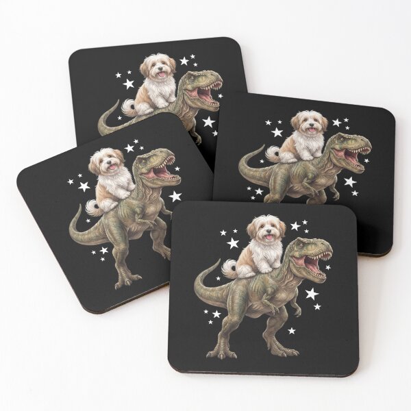 Item preview, Funny Havanese Riding T Rex Dinosaur Dog Lover designed and sold by TerryConnells.