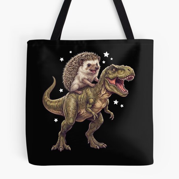Artikelvorschau, Lustiger Igel reitet auf einem T-Rex-Dinosaurier – Tierliebhaber entworfen und verkauft von TerryConnells.