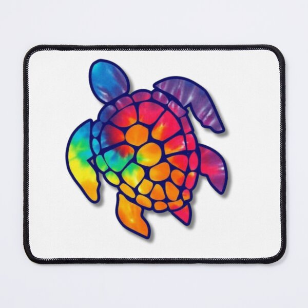Item preview, Vibrant Tie-Dye Sea Turtle Psychedelic Art designed and sold by Siriusvibes.