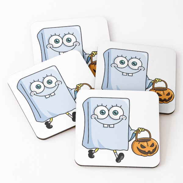 Item preview, Spongebob Halloween Ghost Pumkpin designed and sold by RegiCheese.