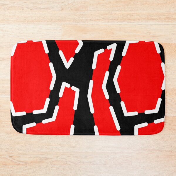Item preview, Dashed Random Urban Maze - Edgy Geometric Abstract Design designed and sold by The Nomadic Designs.