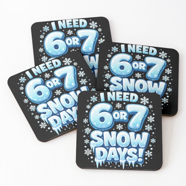 Item preview, I Need 6 or 7 Snow Days – Funny Teacher Winter designed and sold by THREE LITTLE BEANS.