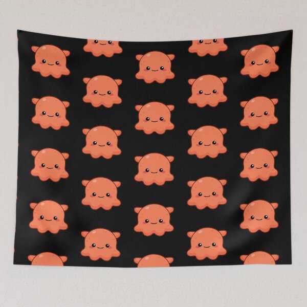 Artikelvorschau, Kawaii Orange Dumbo Oktopus entworfen und verkauft von RegiCheese.