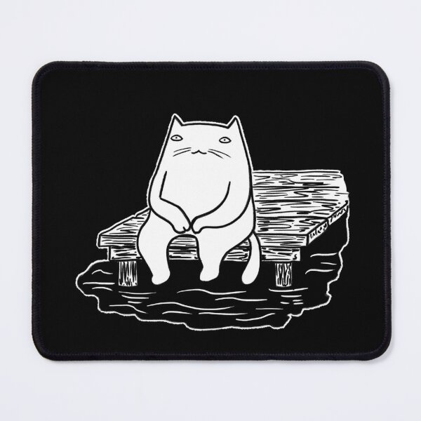 Item preview, Sitting on the dock cat designed and sold by eri-morie.