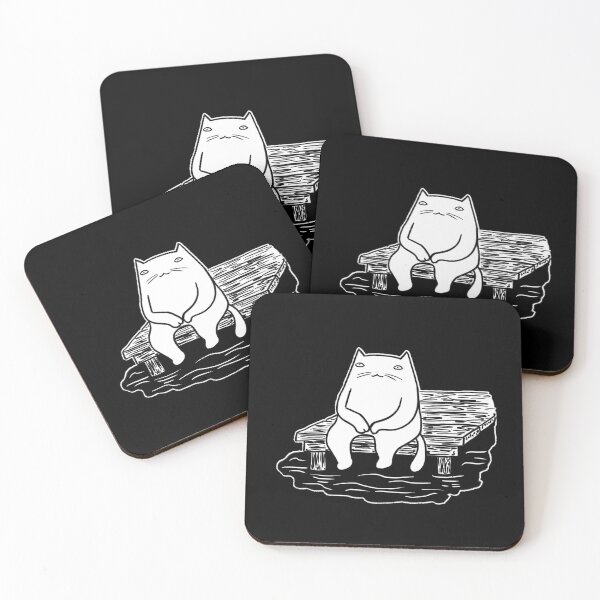 Item preview, Sitting on the dock cat designed and sold by eri-morie.
