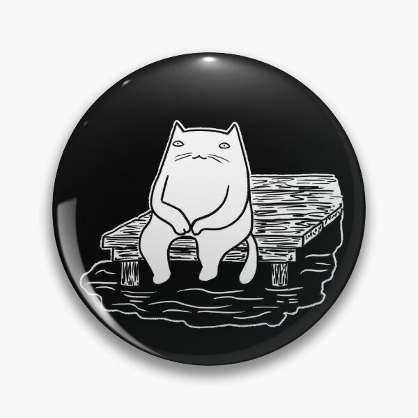 Item preview, Sitting on the dock cat designed and sold by eri-morie.
