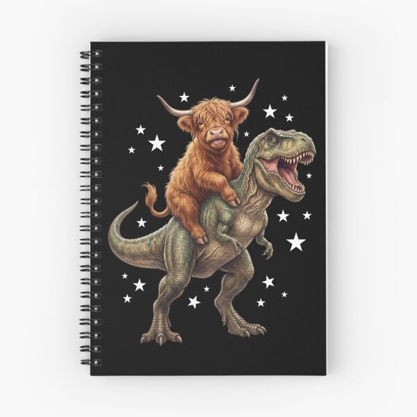 Item preview, Funny Highland Cow Riding T Rex Dinosaur Animal Lover designed and sold by TerryConnells.
