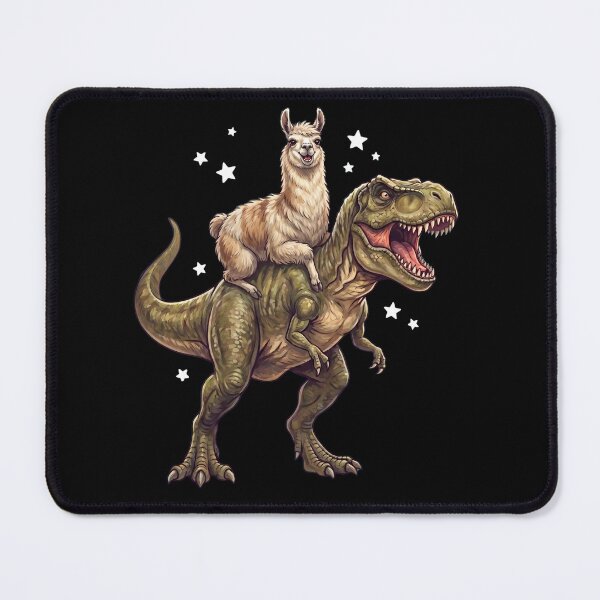 Item preview, Funny Llama Riding T Rex Dinosaur Animal Lover designed and sold by TerryConnells.